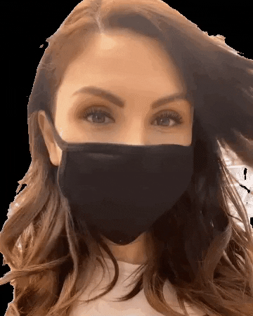 krystlelina 2020 mask pandemic wear a mask GIF