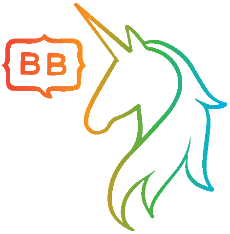 Rainbow Unicorn Sticker by Bantam Bagels