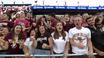 Lets Go Singing GIF by Boston College Eagles