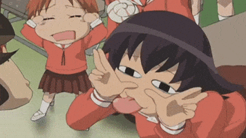 Mocking Azumanga Daioh GIF