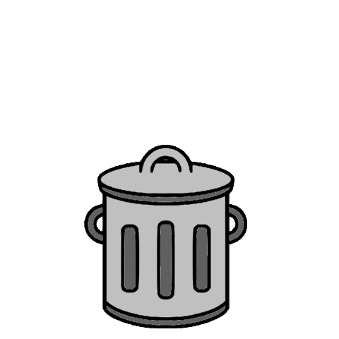 Trash Waste Sticker by cicibiamo