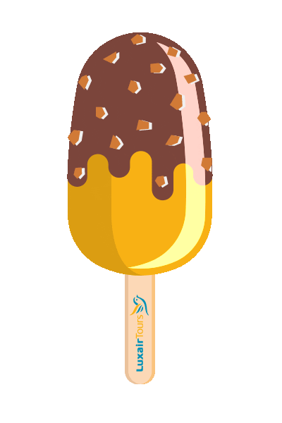 Ice Cream Summer Sticker by LuxairTours
