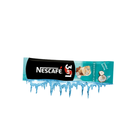 Chilling Iced Coffee Sticker by Nescafe Arabia