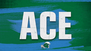 greenwave volleyball 2019 2 ace GIF