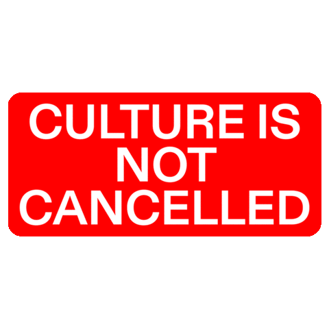 Cultureisnotcancelled Sticker by Zak_Group