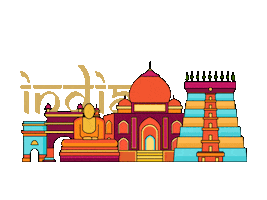 Discover Taj Mahal Sticker by IAESTE India LC Manipal