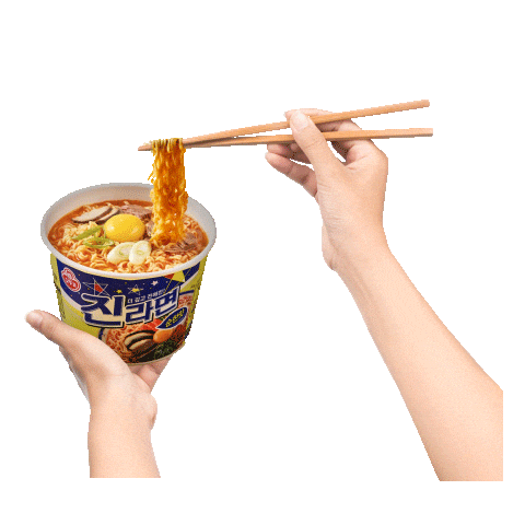 라면 Sticker by 오뚜기라면집