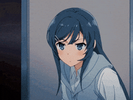 Please Get Out Sakurajima Mai GIF