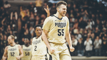 Happy Purdue Basketball GIF by Purdue Sports