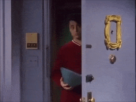 Joey Scared GIF