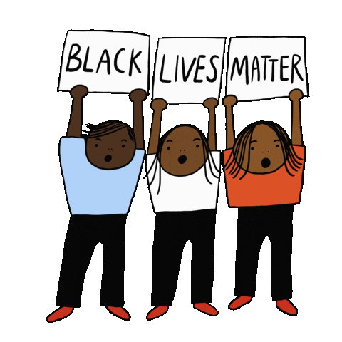 Black Lives Matter Blm Sticker by Mia Page