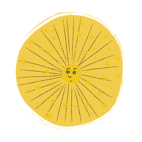 Star Sun Sticker by Teaspoon studio