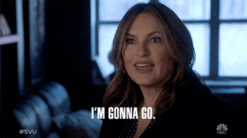 Im Gonna Go Exit Strategy GIF by Law & Order