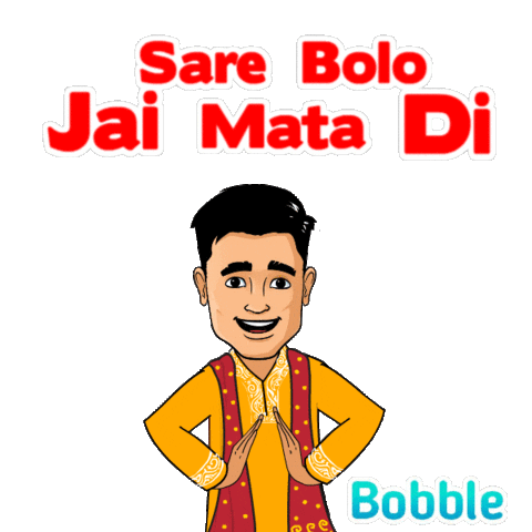 Jai Mata Di Sticker by Bobble for iOS & Android | GIPHY