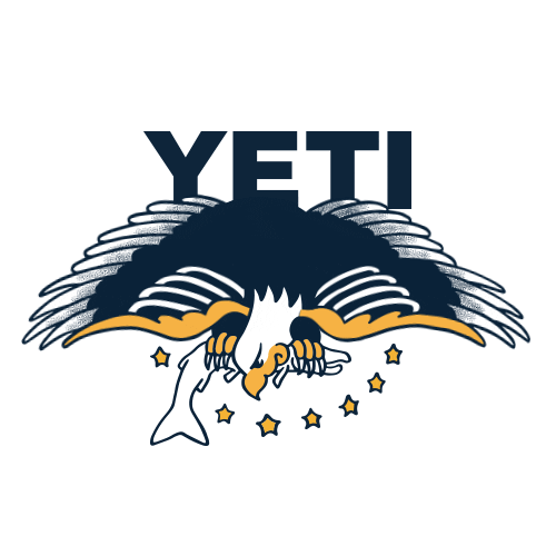 Bald Eagle Usa Sticker by YETI