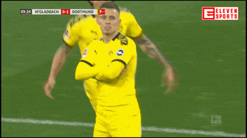 Happy Borussia Dortmund GIF by ElevenSportsBE