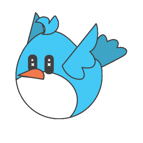 Blue Jay Bird Sticker by Jenny De La Cruz