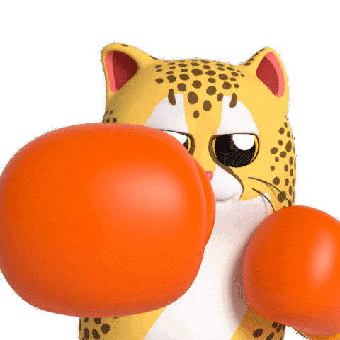 Cat 打 Sticker by Liberty Cats Emojis