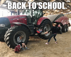 CaseIH school kids farm back to school GIF