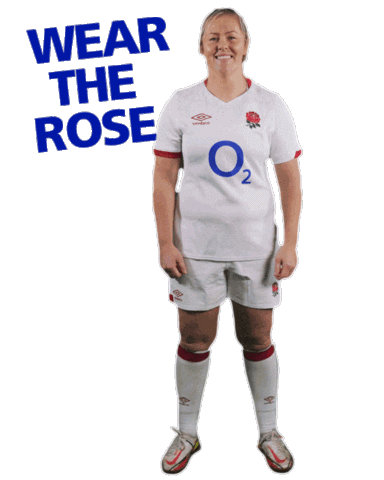 Red Roses Rugby Sticker by O2