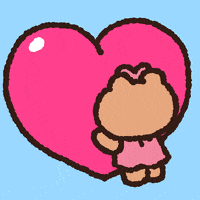 Happy In Love GIF by LINE FRIENDS