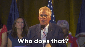 Who Does That Terry Mcauliffe GIF by GIPHY News