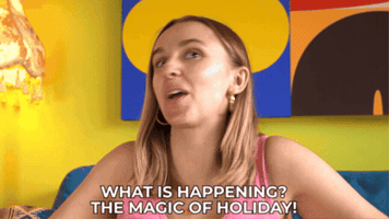 What Is Happening Holiday Magic GIF by HannahWitton