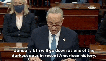 Chuck Schumer January 6Th GIF by GIPHY News