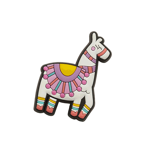 llama croc charm