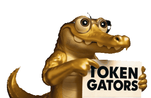 Excited Gold Sticker by TokenGators