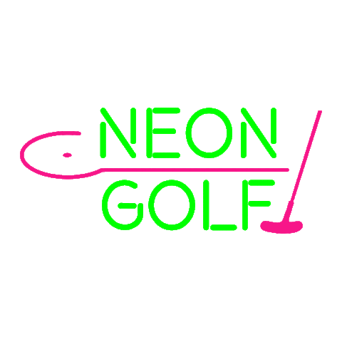Golf Neon Sticker by LaserSports GmbH