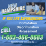 New Hampshire voter intimidation, discrimination, harassment hotline
