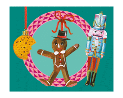 Gingerbread Man Christmas GIF by Fortnum & Mason