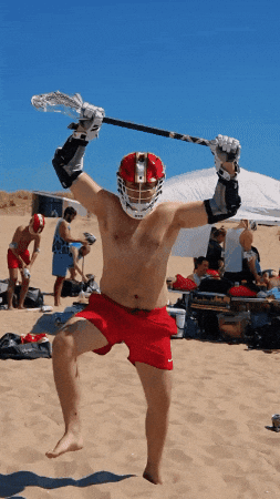 Beach GIF by delftlacrosse