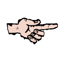 Hand Peka Sticker by LasseMajas Detektivbyrå