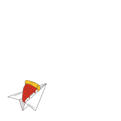 Paper Airplane Pizza Sticker by Bravo Restaurants