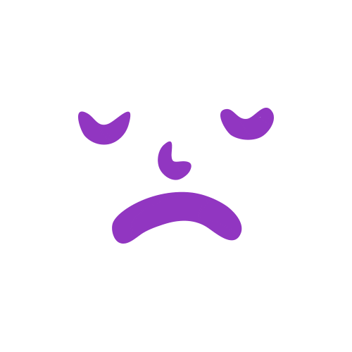 Sad Face Sticker