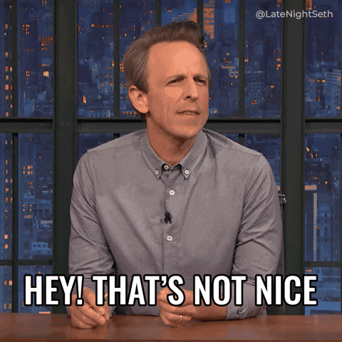 Mean Seth Meyers GIF by Late Night with Seth Meyers