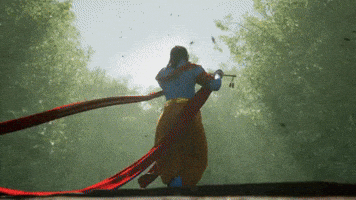 Radha Krishna Peace GIF