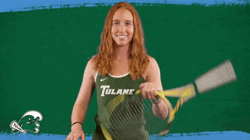 Tulane Green Wave Tennis GIF by GreenWave