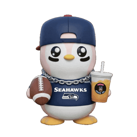 New England Patriots Football Sticker by Pengu Juice Co.