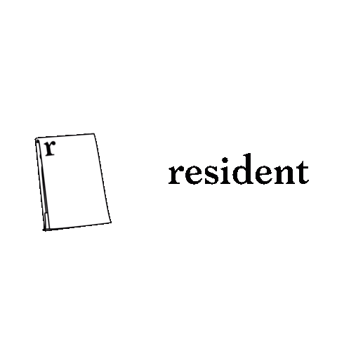 Resident Sticker