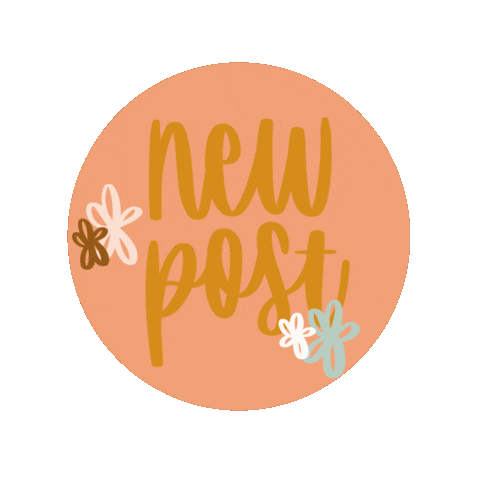 Post Flowers Sticker