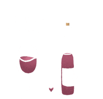 Wine Drinking Sticker