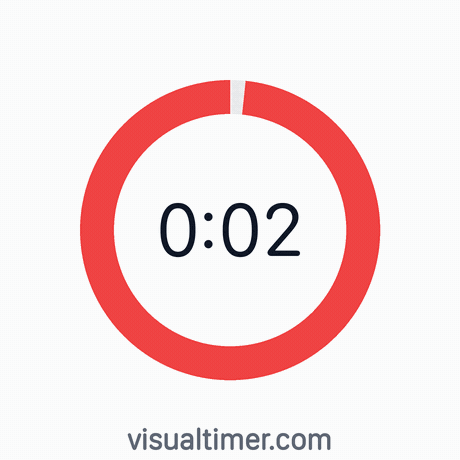 2 Seconds Timer GIF by VisualTimer