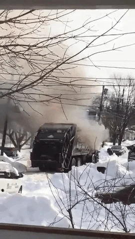 fire garbage GIF