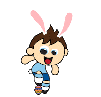 Easter Bunny Sticker by Diddikicks