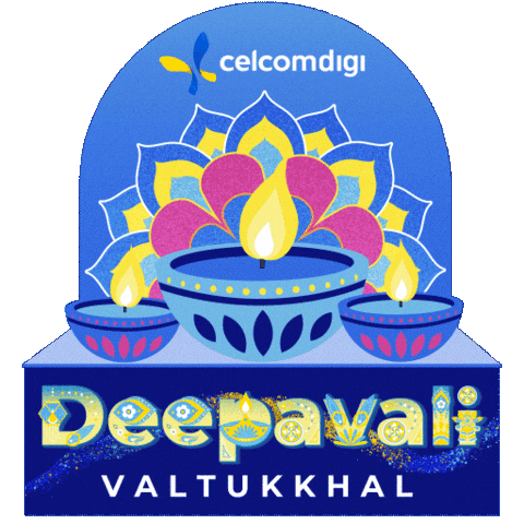 Diwali Saree Sticker by CelcomDigi