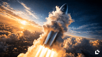 To The Moon Blockchain GIF by LitVM