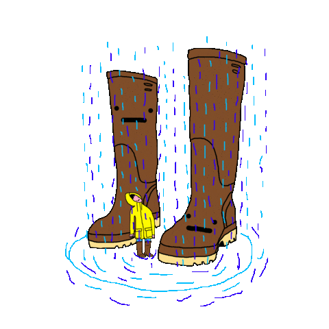 Rain Botte Sticker by Le Voyage à Nantes